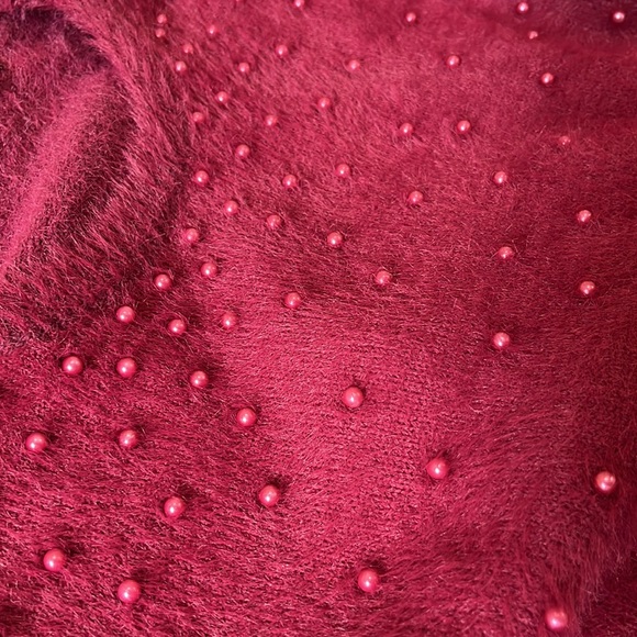 BEAUTIFUL SWEATER WITH PEARLS DETAILS SZ M - Picture 8 of 8